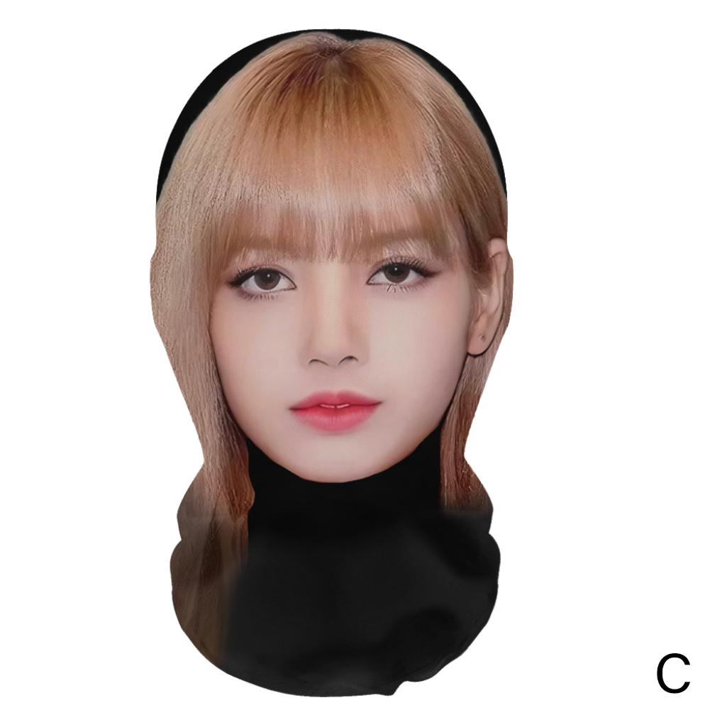 

3D Printed Seamless Mask Celebrity Face Mask Funny Head Cover Riding Scarf Cosplay Party Headwear Hip Hop Hood Balaclava