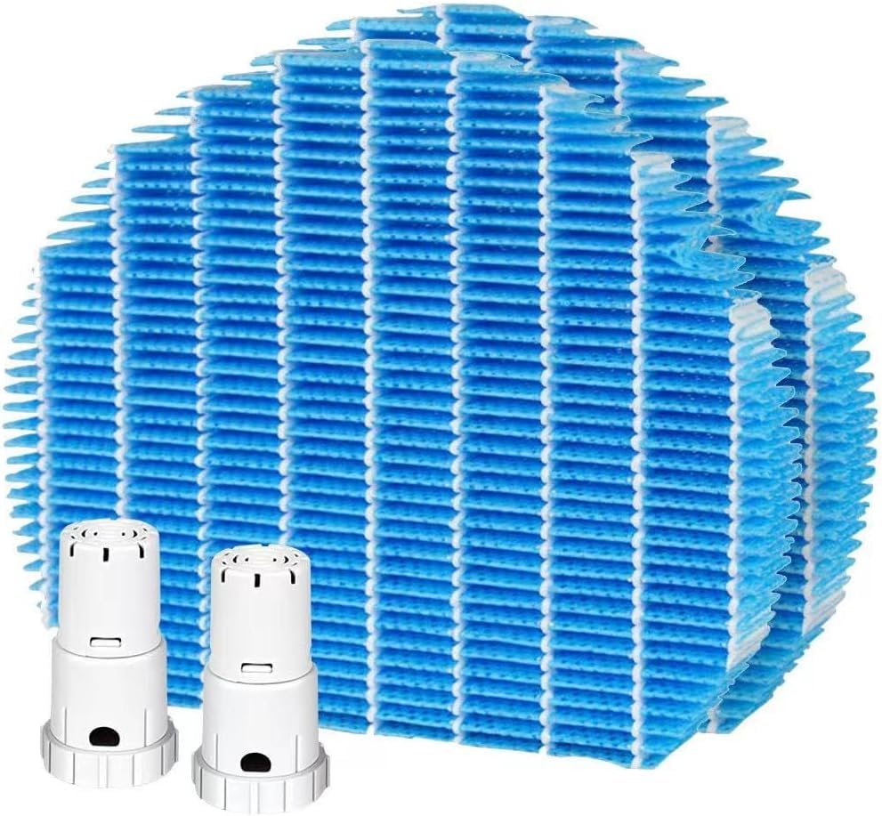 

WeChip Compatible with Sharp Humidifier Air Purifier Humidifier Filter Ion Cartridge Compatible Set FZ-Y80MF (2 sheets) & Ag+ FZ-AG01K1 (2 pieces)