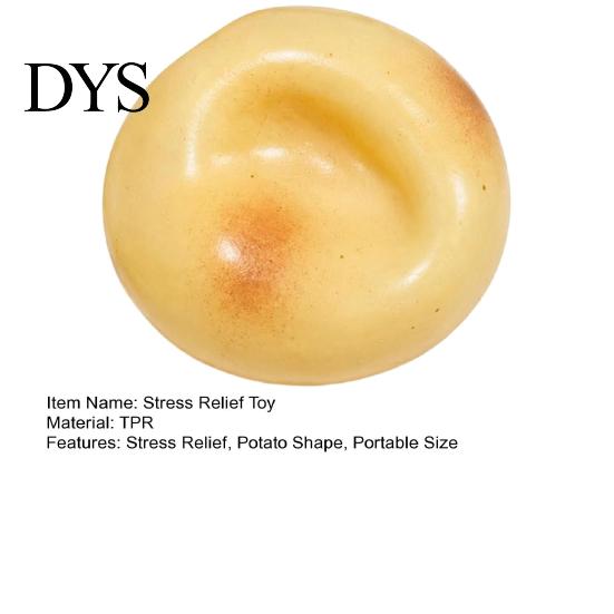 Shapeable Potato Toy Stress Relief Toy, No Rebound Mashed Sensory Squeeze Realistic Moldable Fidget for Relaxation