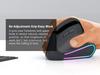 JOMAA Wireless Bluetooth RGB Ergonomic Vertical Mouse with Dual Mode & Speed Roller
