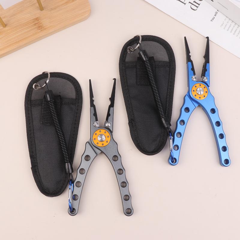 Fishing Pliers Line Cutter Multifunctional Knot Aluminum Alloy Scissors Hook Remover Fishing Equipment