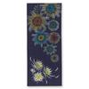 Miyamoto Towel Kenema Tenugui Hand Night Made In 35 X 90 Product Number 50250 Towel, "Summer Flowers," Japan, Navy, Approx. Cm,