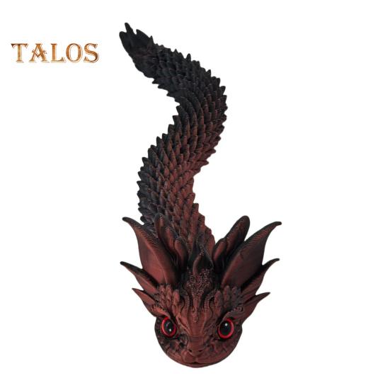 

Фигурка змеи, напечатанная на 3D-принтере, гибкая, с подвижными сочленениями, модель змеи, игрушка-антистресс, фиджет для дома, офиса, украшение для стола, ландшафт для аквариума