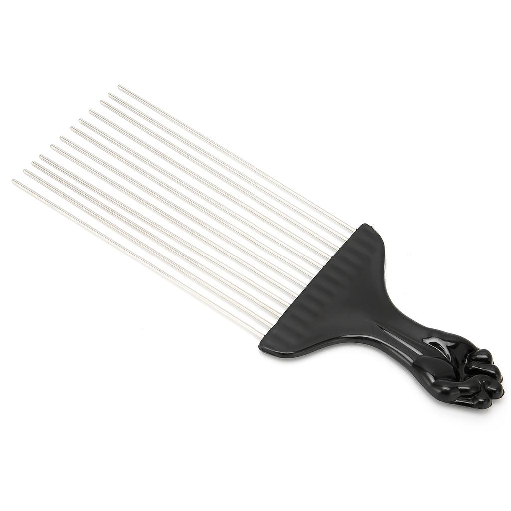 Professioneller Metall-Haarpick Entwirren Salon Friseursalon Pick Kamm Haarstyling-Werkzeug