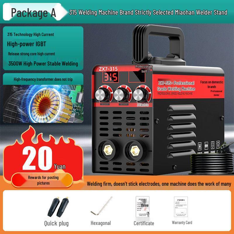 Da Han Dual-Use 220V/380V Portable Inverter Electric Welder