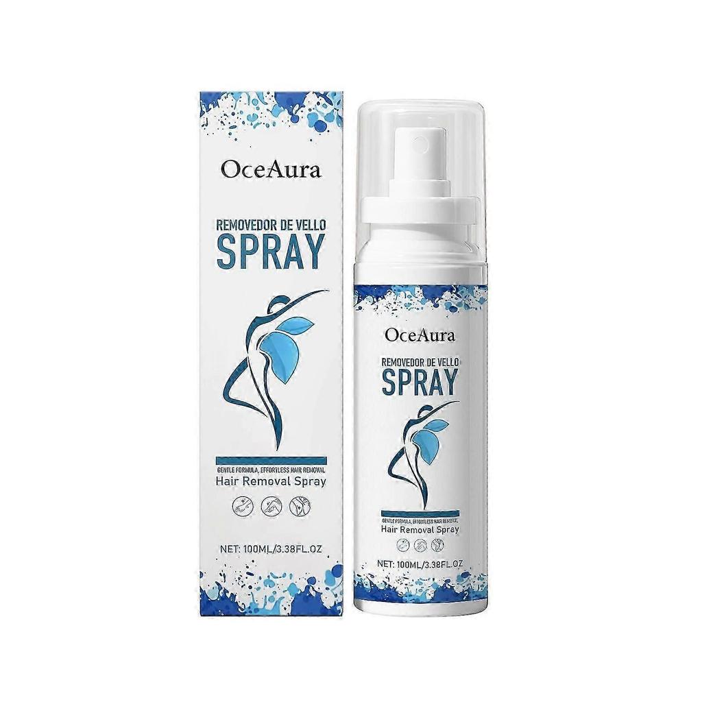 Sensitive Skin Depilatory Cream, Hair Removal Cream, Hair Removal Spray for Gentle Hydration, for Face, Arms, Legs and Armpits