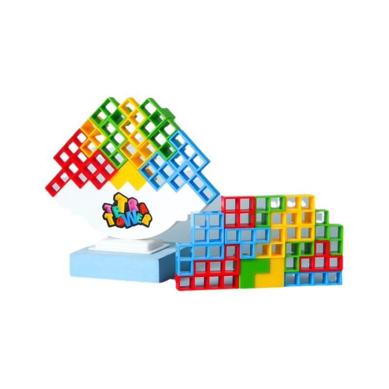 Tetris Blocks Stacking Game for Kids – Puzzle Balance and Wobbling Toy