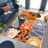 1pc Cats Rule the World Office Chair Mat - Festival Gift, Non-Slip Carpet for Home and Office Use, Suitable for All Seasons.P040