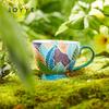 JOYYE Hand-Painted Jungle Ceramic Mug