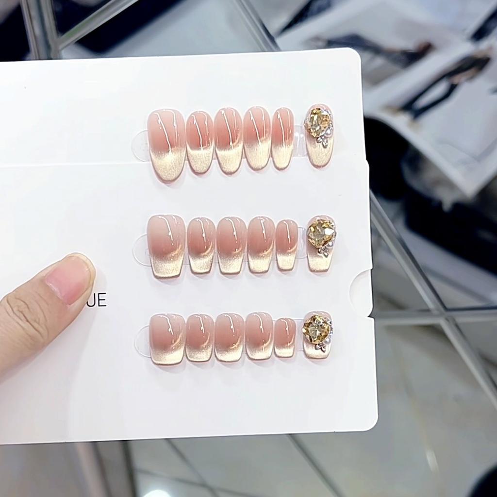 Pure Hand-made Phototherapy Wearable Nail 12 Tablets Unparalleled. Compare Finished Product Reusable Nail Patches