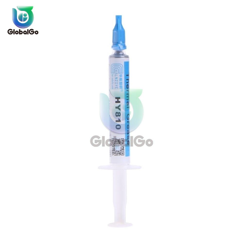 2G HY810-OP2G CPU Thermal Grease with A Plastic Tool Grey Silicone Compound Thermal Paste Conductive Heatsink Plaster For CPU