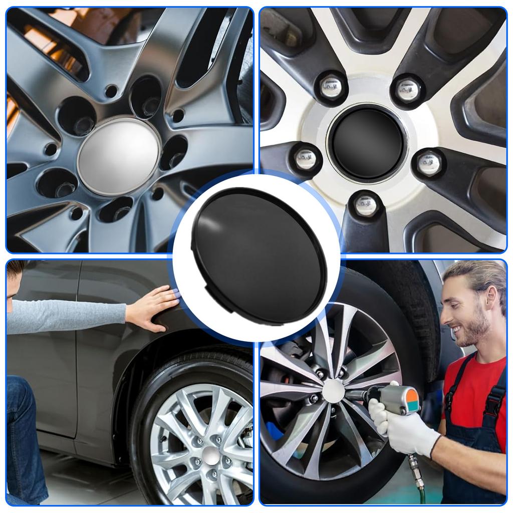 Dekielki na piasty kół samochodowych ABS Pokrywy centralne piast kół samochodowych Akcesoria do modyfikacji piast kół 4 szt. dla pojazdów ciężarowych