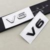 W213D ABS Chrome Black Logo V6 Emblem Letters Car Sticker Rear Trunk Badge For Volkswagen VW Touareg Passat Amarok V6 Accessories