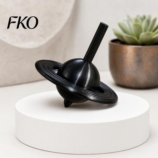 Solid Base Gyroscope Model 3D Printed Gyro Toy, with Integrated Counterweight Base, Stable Desktop Decoration Unique Office Decor Ornament,