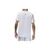 Jordan Sport Logo Graphic Print Ribbed Crew Neck Short Sleeve T-Shirt Men Tops White FN6016-100