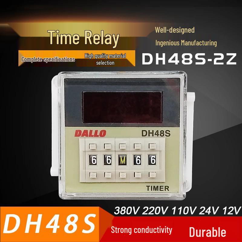 

Danlong DH48S Time Relay, 2Z/1Z Pin, 220V/24V Preset Electronic Relay. 2112061322