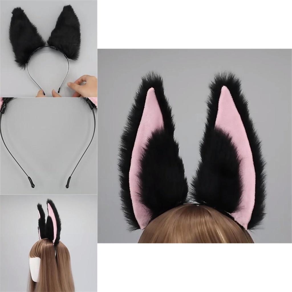 Unique And Stylish Plush Headband With Cosplay Animal Ears Perfect For Dressing Up