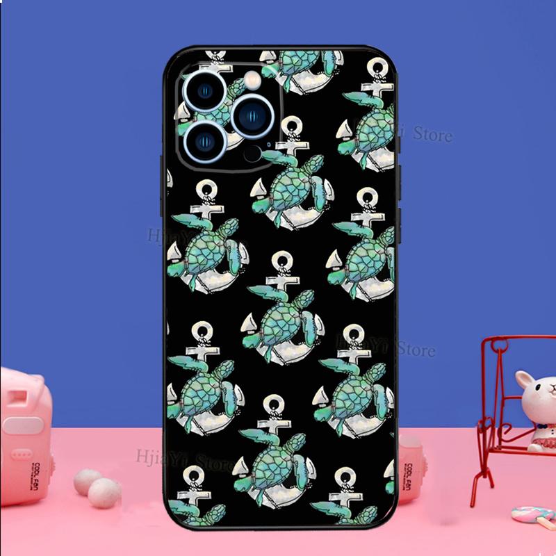 Anchor Boat Phone Case For iPhone Samsung Galaxy Redmi Xiaomi Oppo OnePlus Note S A 7 8 9 10 11 12 13 14 20 21 22 23 53 54 Pro Max Plus Ultra TPU Soft