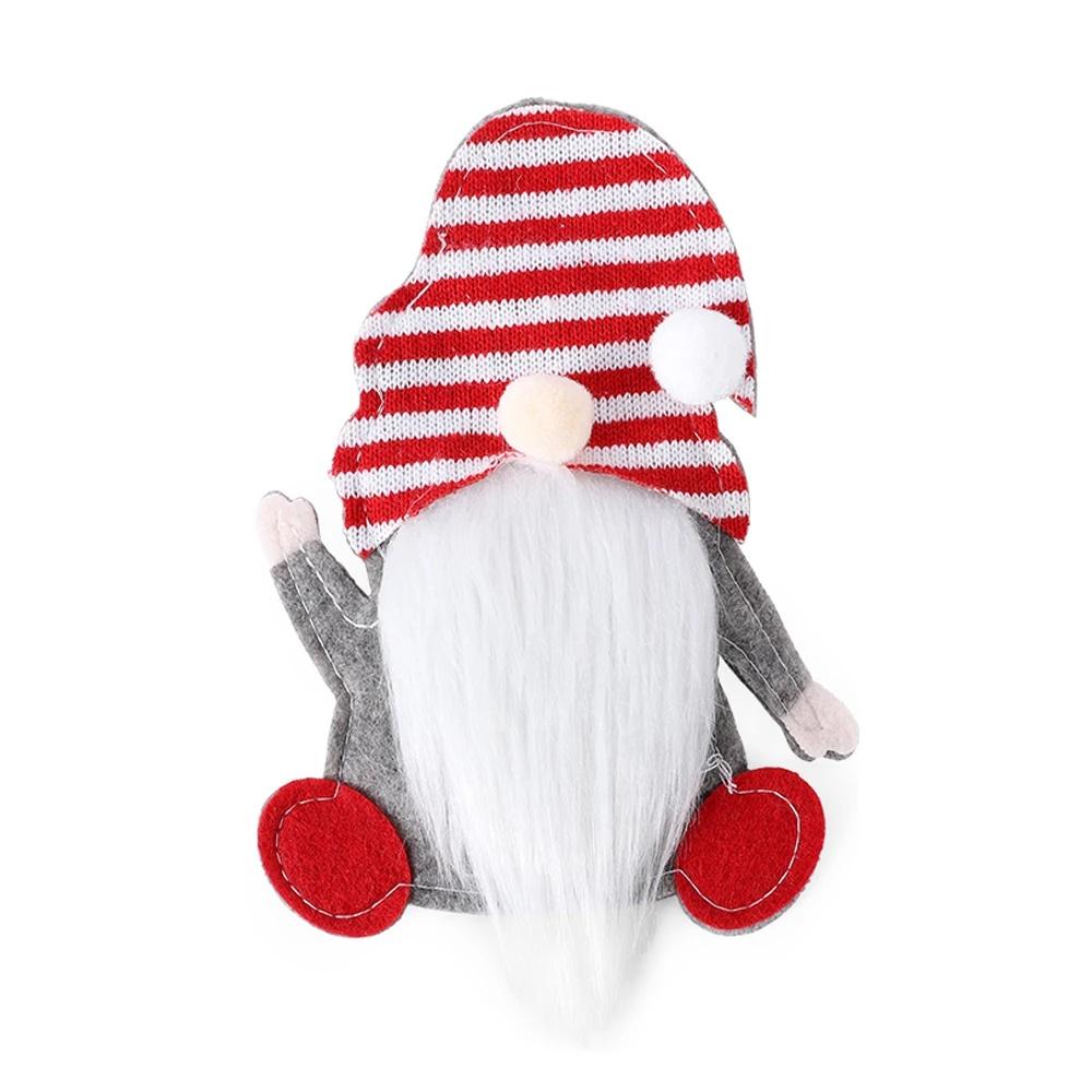 1-8PC Christmas Cutlery Holders Santa Claus Shaped Fork Knife Holder Bag New Year Xmas Party Tableware Cover Home Table Decor