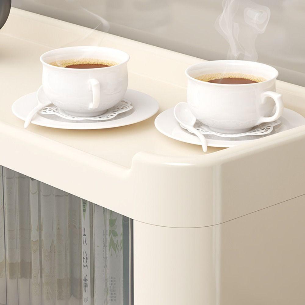 Dust-Proof Cup Storage Box Space Saving Kitchen Organizer Light Luxury Water Cup Holder  Kitchen