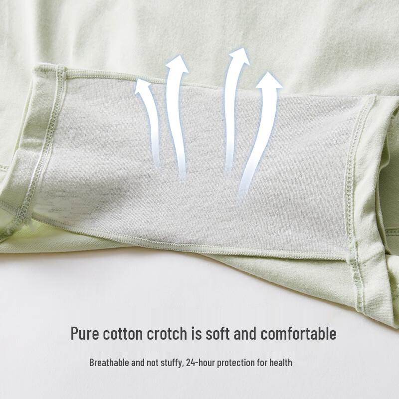 Yiershuang Women's High-Waist Tummy Control Safety Boxer Briefs (3-Pack)