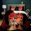 Bettbezug-Set mit japanischen Elementen, Geisha, japanisches Kulturthema, Doppelbett-Bettwäscheset, Queen-Size-Bett, King-Size-Bett, Polyester, Bettbezug