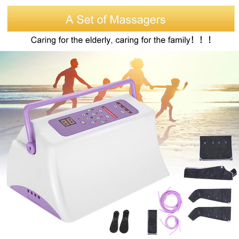 Air Circle Compression Leg Arm Cuff Body Massager Circulation Leg Wraps Pain Release Therapy