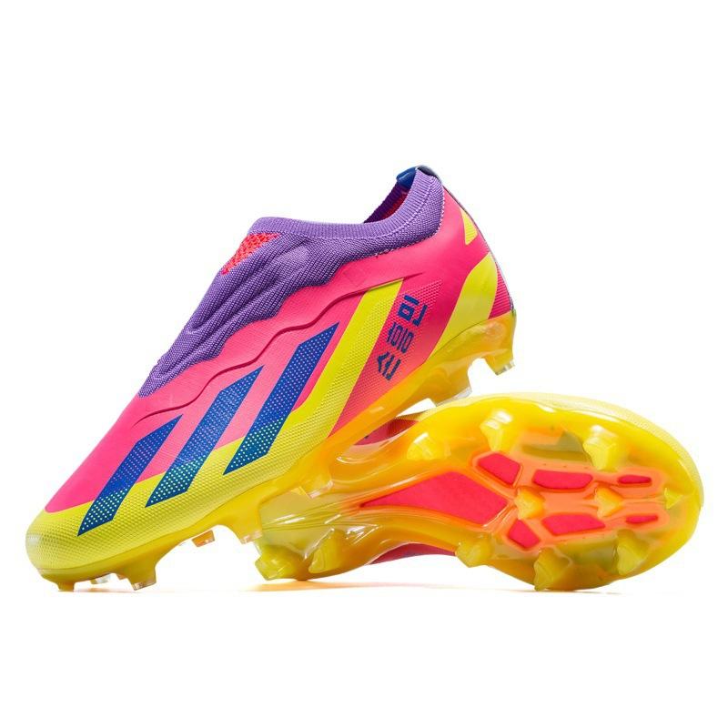 20252025 Seamless Fly-woven Football Shoes Men's and Women's Low-top Students' Broken Nails and Spikes Competition Training Shoes