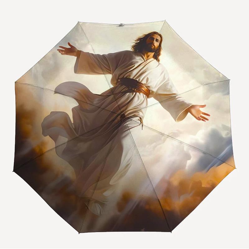 

1pc Heavenly Figure, Ascension Themed High-quality Umbrella,Automatic Opening and Closing Umbrella,Multi-functional Umbrella G0811047
