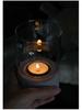 European-Style Aromatherapy Glass Lantern Candle Holder