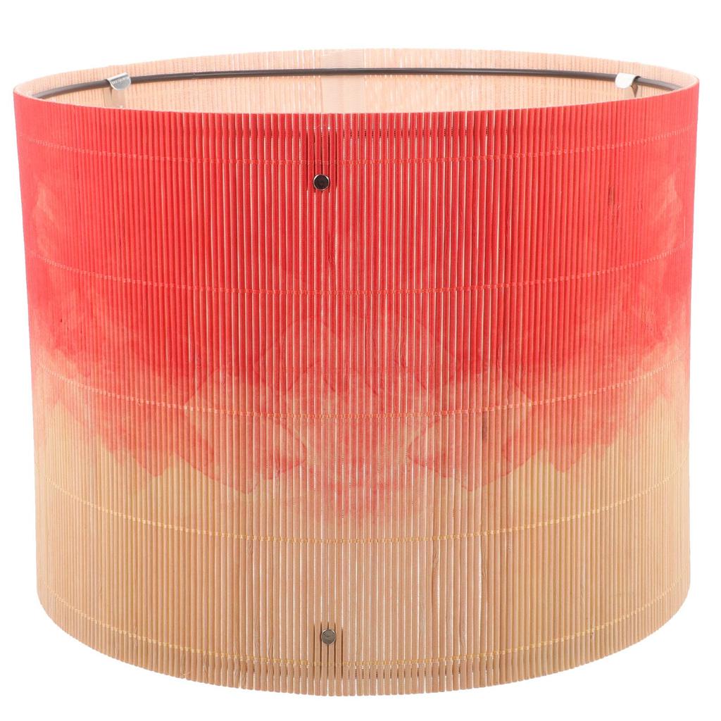 Color Bamboo Lampshade Replacement Round Ceiling Light Cover Contemporary Shades