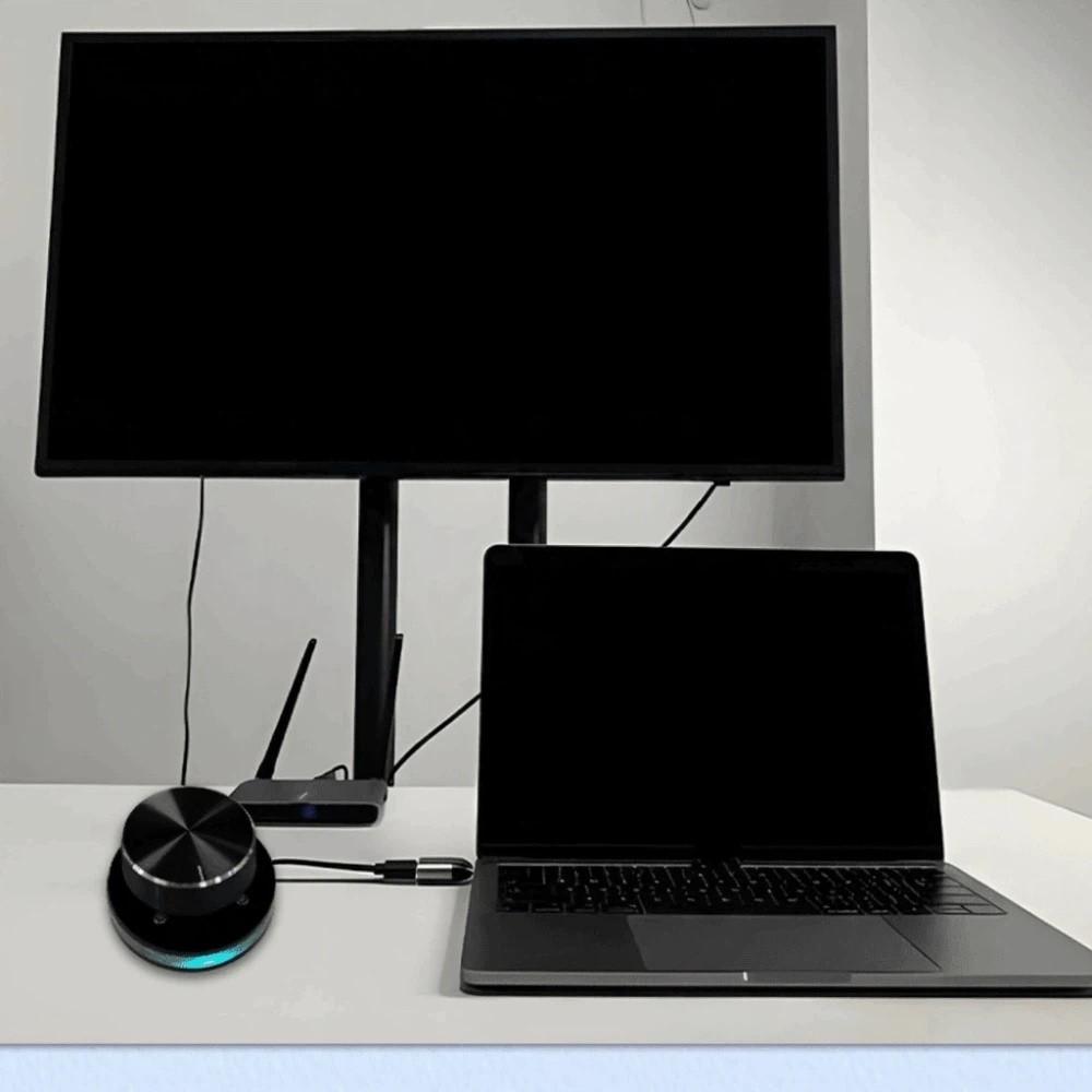 Wireless Volume Control Knob Lighting Sound Controller Knob External Media Controller  Computer Use