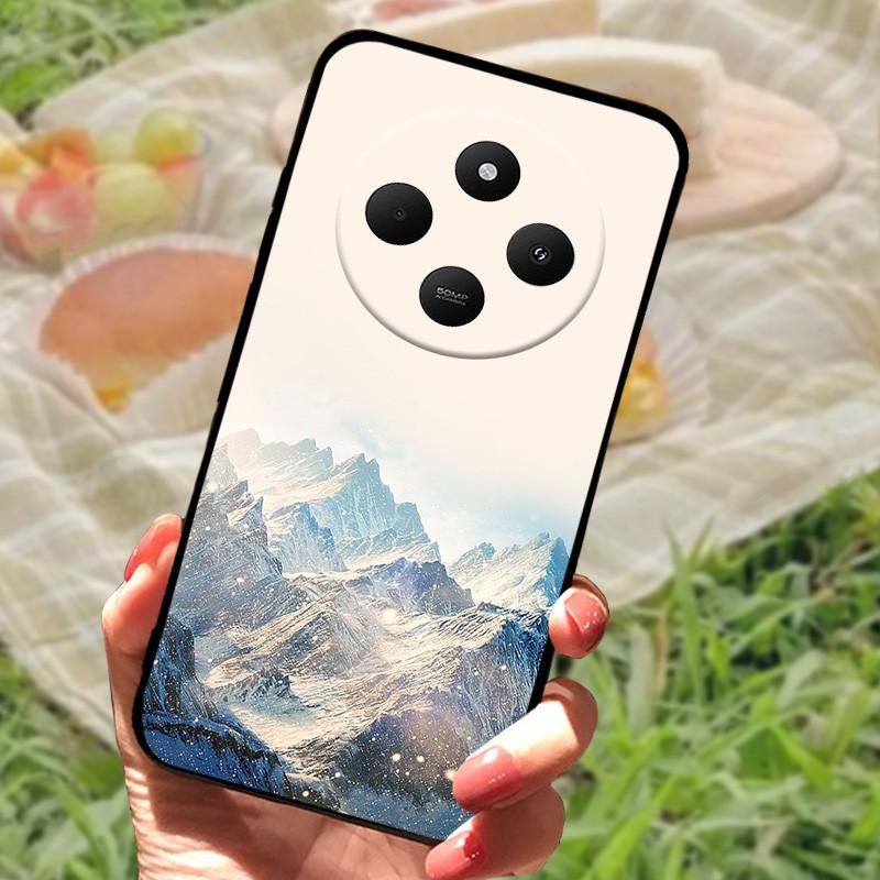 Pouzdro pro Xiaomi POCO C75 4G Redmi 14R 5G Redmi A3 Pro 4G Redmi A4 5G Pouzdra Měkký nárazník Nárazuvzdorné Ochranný Kryt Černá Taška na Telefon