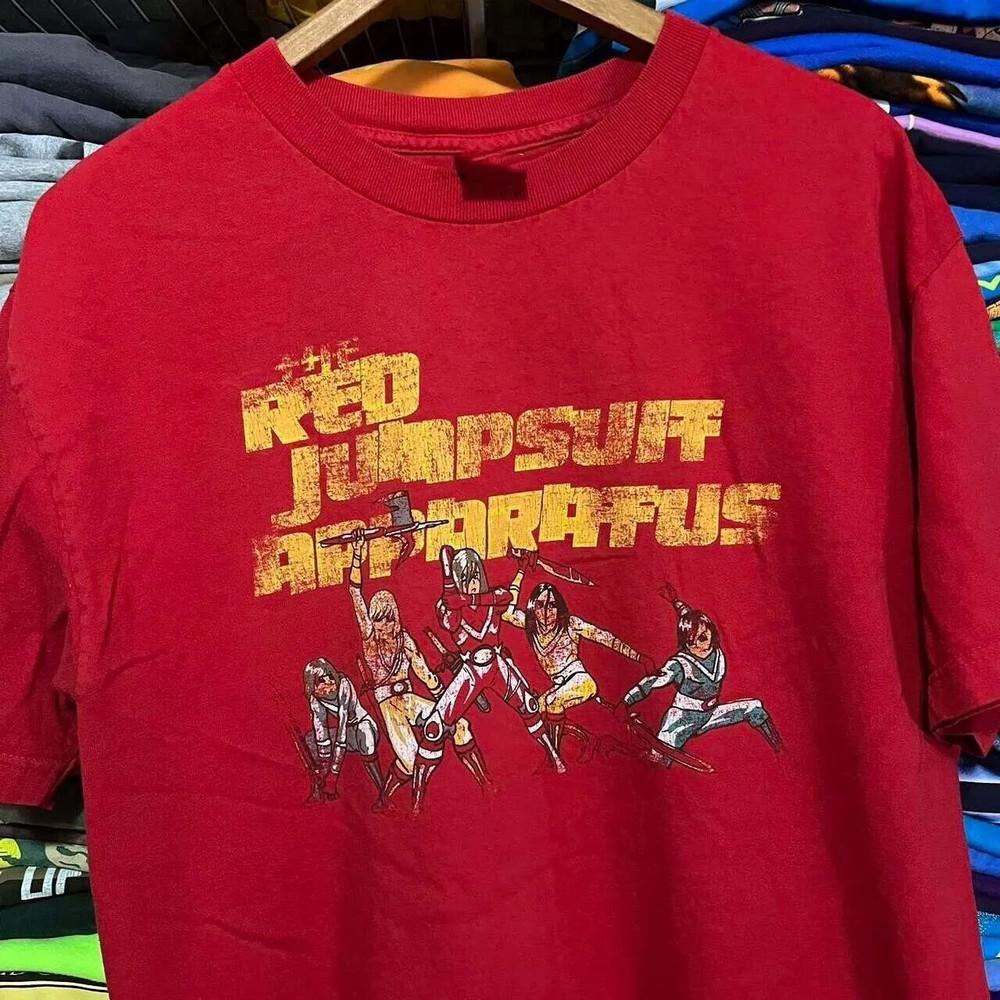 The Red Jumpsuit Apparatus Red T-Shirt Cotton Full Size Unisex Unisex T-Shirt S