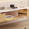 Modern Floating Tv Stands Drawers Luxury Entertainment Center Wood Tv Stands White Design Muebles Para El Hogar Furniture