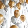 Romantic Metallic Balloons Set for Weddings, Bedrooms, and Birthdays