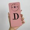 For Realme 11 Pro Case Realme 11 Pro + Plus Phone Case RMX3771 RMX3740 RMX3741 Cover Cute Initial Letters Skin Soft Matte Cover