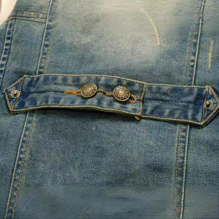 Slim Trend Men's Vest Men's Casual Men's Denim Vest Small Vest