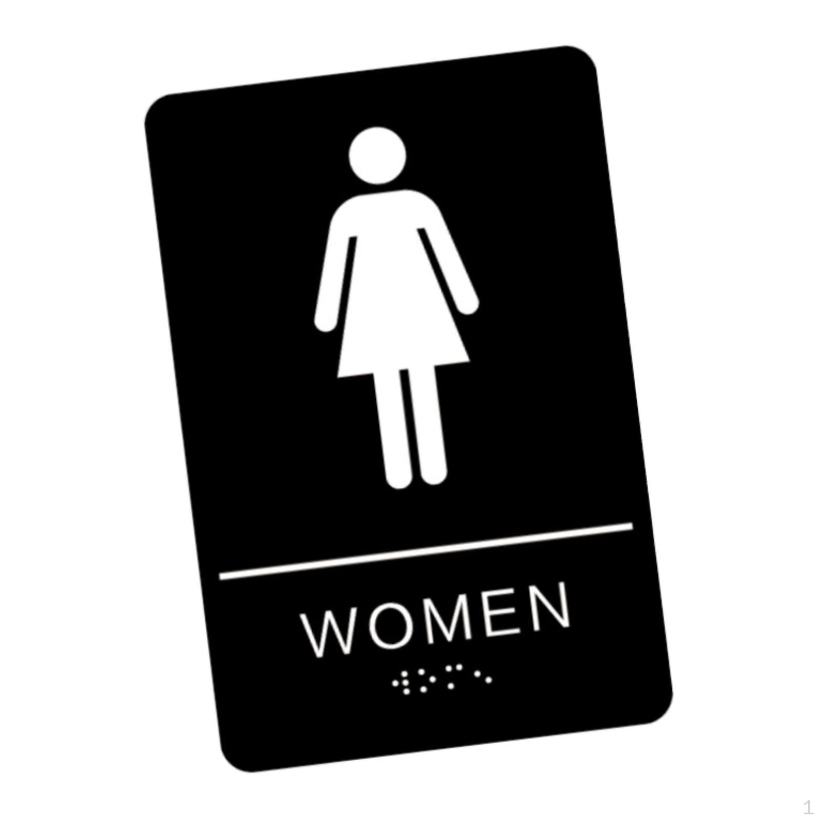 

Знак для ванной комнаты Графические символы Настенная табличка для туалета для общественной двери или