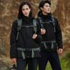 3-in-1 Waterproof Windproof Hiking Jacket With Removable Fleece Liner Men Women Winter Outdoor Camping Trekking