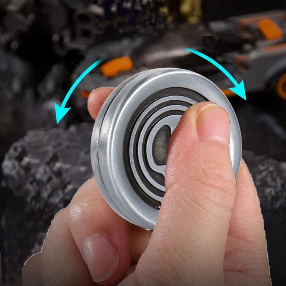 Sensory Toys Devil Milk Cap Tactile Coin Fidget Slider Desk Toy Magnetic Haptic Coins ADHD Autism