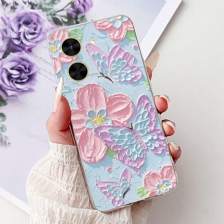 Phone Case for Xiaomi Poco C71 2025 Luxury Painted Back Cover TPU Capa Soft Silicone Fundas for Xiaomi PocoC71 Proective Case