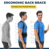 Adjustable Back Brace For Women Men Posture Corrector Lumbar Support Pain Relief Upper Lower Back Shoulder