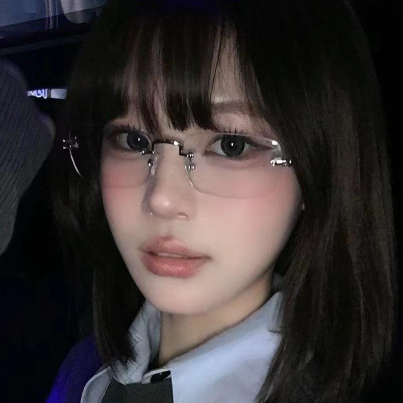 

Мужские деловые готовые очки для близорукости Женские модные безободковые квадратные очки для близорукости с диоптриями по рецепту -1.0 1.5 2.0 2.5 -4.0