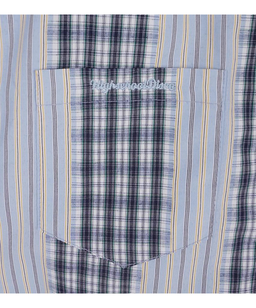 HIGH SCHOOL DISCO Shirt Layered Skirt_Sky Blue
