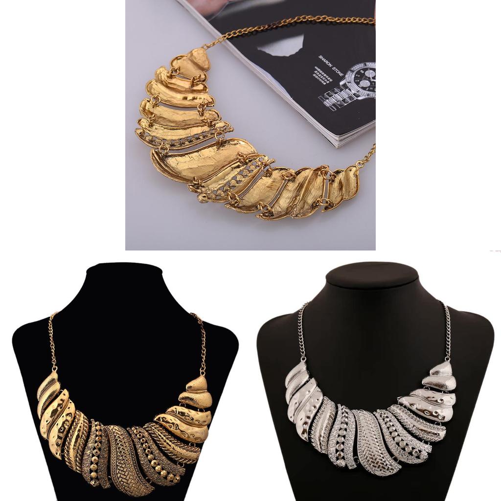Fashionable European Style Alloy Necklace With Floral Design For Gift And Travel Souvenirs