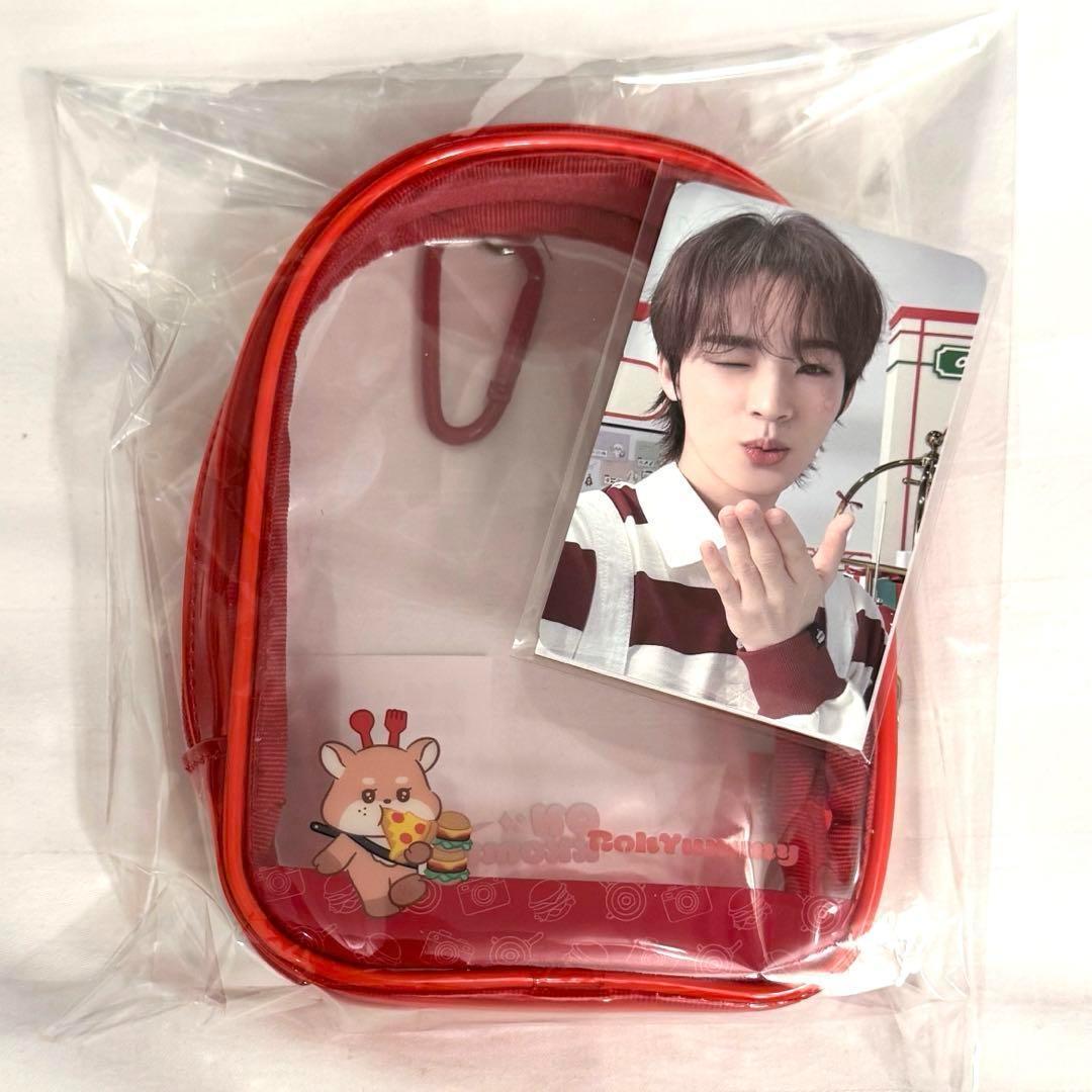 

[USED] Hyojin Clear Pouch with Trading Card ONKKOMIZ ONF Onenop