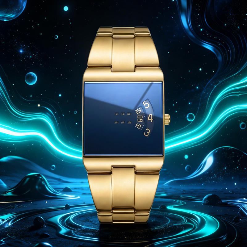 Quadratische Uhr Herren Mode Quarz Uhr Damen Uhr Schüler Herren und Damen Uhr Tk