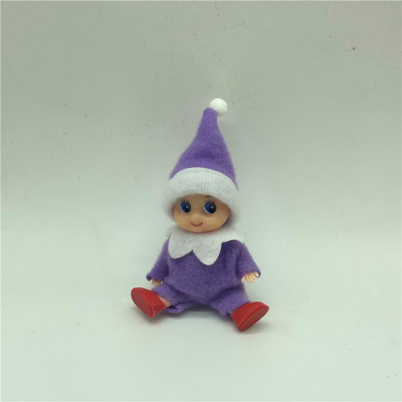 Christmas Mini Baby Elf Dolls Todder Elves Shining Kindness Craft Toddler Doll Toy Shelf Decoration Tiny Gift For Girls Kids