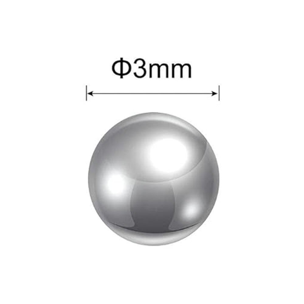 50Pcs G25 Precision Bicycle Bearing Balls 304 Stainless Steel Steel Solid Beads CNC, Impact Test